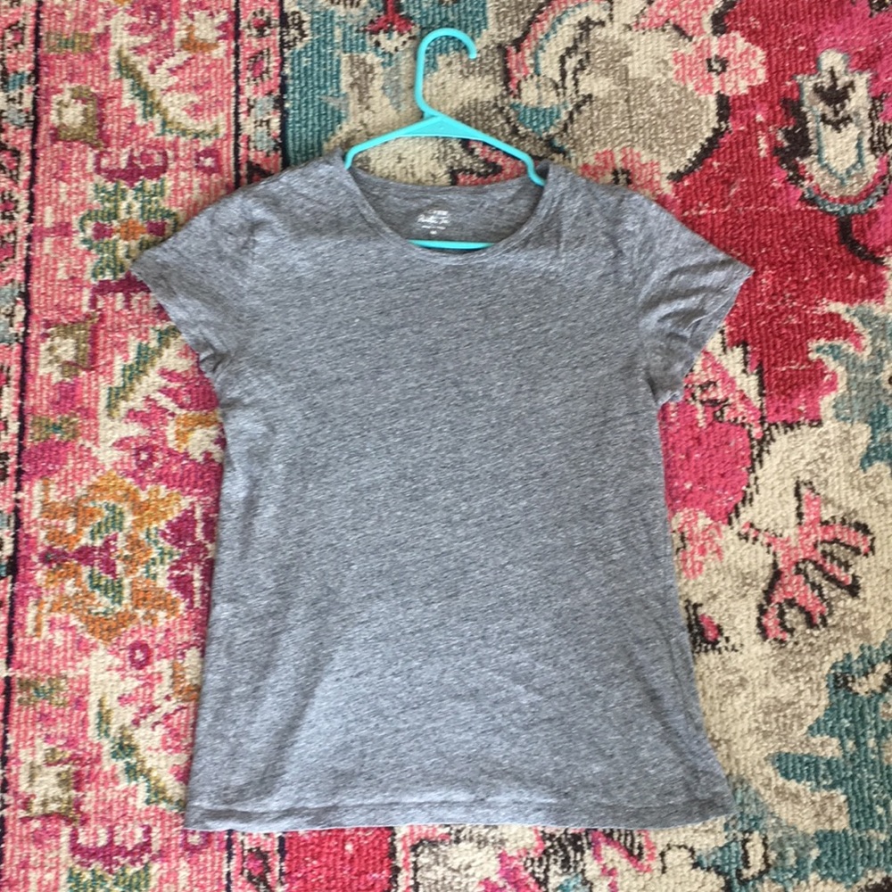 J.Crew Painter Tee in heather gray